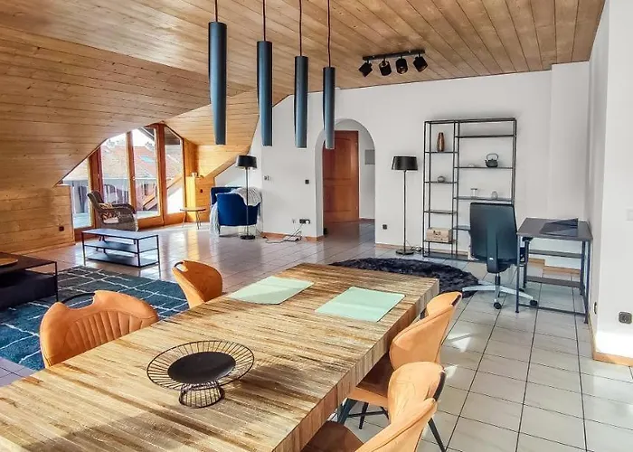 Stylish Loft With Balcony, Quiet And Spacious 公寓 Unterschleißheim